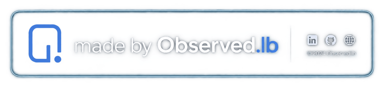 Made by Observed.lb